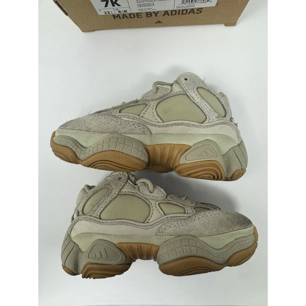 Adidas Yeezy 500 Infant Stone Tan Suede Sneakers FW4849 Size 7K